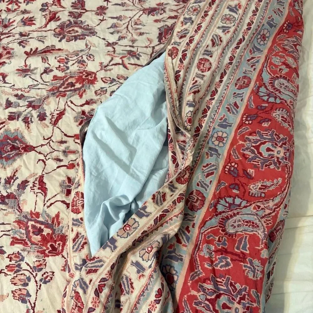 Urban Outfitters Boho Feminine Paisley Home Mazakeen Rug Print Duvet Cover Full